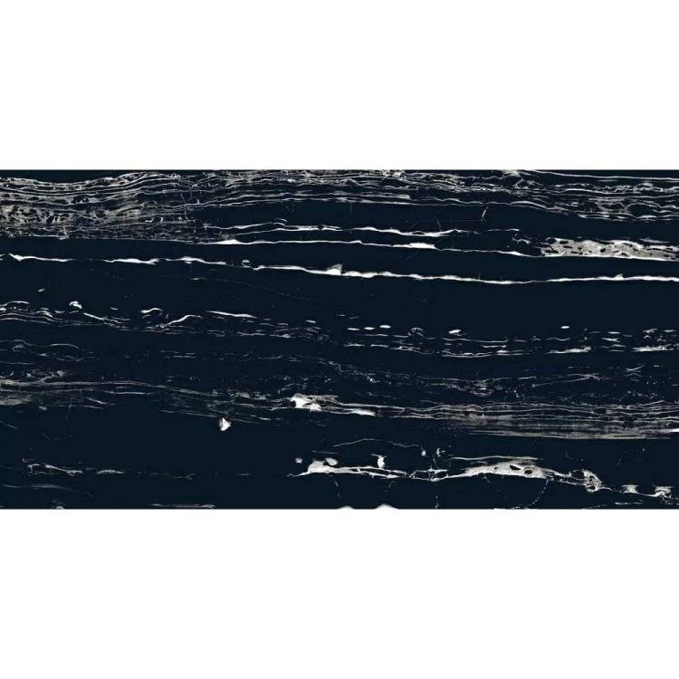 Керамогранит Ennface Marble ENMAR3207MT80160 Black Marquina Matt 80x160