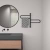 Полотенцесушитель электрический Vincea VTD-1R1CBE черный, с таймером, 44x60 фото 2
