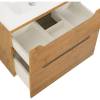 Тумба с раковиной Belbagno Etna H-60 ETNA-H60-600-2C-SO-RN-P 60x45x60 Rovere Nature подвесная с двумя выкатными ящиками, с доводчиками фото 5