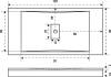 Поддон для душа Good Door Flow 120x90, с ножками и экраном фото 3
