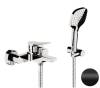 Смеситель для ванны Remer Slash & Dot SL02NO черный матовый