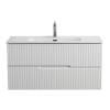 Тумба под раковину Cezares DUET-N-1000-2C-SO-BL Bianco Lucido, 100x45.7x50