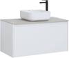 Тумба под раковину Aquanet Nova Lite 100 242580 1+1 ящика, белый глянец фото 13