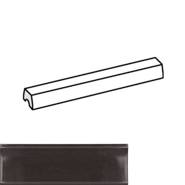 Бордюр Equipe Vibe 28895 Corbel Almost Black 2x20