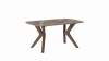 Стол обеденный Stool Group Weatte DF1989WDT 160 dino brown, top DUAL мокко мрамор шпон ореха