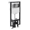 Система инсталляции для унитазов Wasserkraft Vils 56TLT.010.ME.PB01 клавиша черный глянцевый