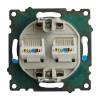 Розетка компьютерная 2-местная Stekker GLS00-7109-02 50004 фото 9
