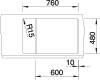 Мойка кухонная Blanco Metra 6 S Compact 515044 кофе фото 7