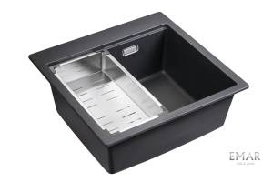 Мойка кухонная EMAR Quartz EMQ-1520.Q Оникс