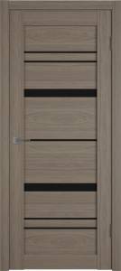 Межкомнатная дверь Владимирская Фабрика Дверей Atum Pro 25 Brun Oak стекло Black Gloss 800x2000