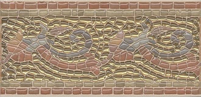 Бордюр Kerama Marazzi Виченца HGD/B100/17000 золото 15x7.2