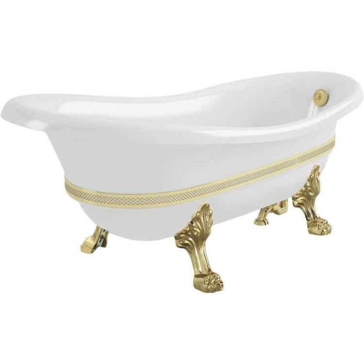 Ванна из искусственного камня Migliore Bella 26982 170x80 золото