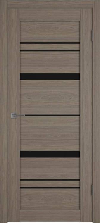Межкомнатная дверь Владимирская Фабрика Дверей Atum Pro 25 Brun Oak стекло Black Gloss 800x2000