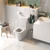 Унитаз-компакт Cerutti Spa Nivolet 8457 безободковый, с микролифтом фото 3