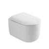 Унитаз подвесной Boheme Flow 969-SET-W с крышкой-сиденьем, белый глянцевый