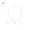 Потолочный светодиодный светильник Arlight SP-Basic-R600-48W Warm3000 020524(1) фото 2