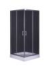 Душевой уголок Taliente TA-10102-1CP профиль хром, стекло прозрачное, 100x100x195
