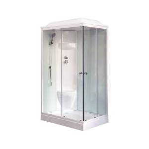 Душевая кабина Royal Bath RB 8120HP6-WT-L с низким поддоном, с сиденьем
