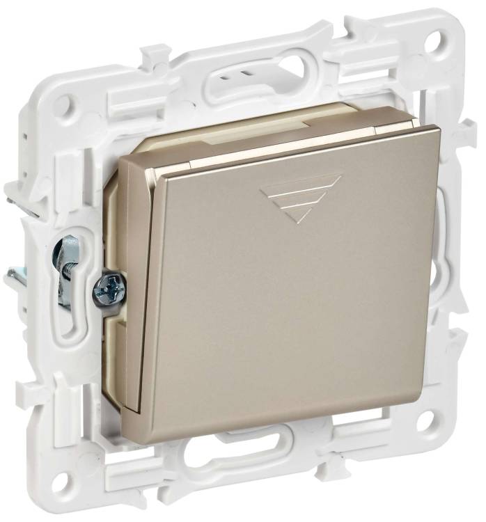 Выключатель карточный IEK Skandy SK-V11-0-10-K37 шампань
