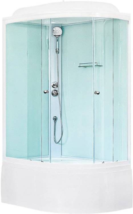 Душевая кабина Royal Bath BK RB8120BK5-WT-R с высоким поддоном, с сиденьем