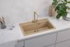 Мойка кухонная Alveus Granital Atrox 40 1140445 Beige - G55 с сифоном, 79x50 фото 2