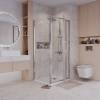 Душевой уголок Niagara Nova NG-66-9A-A100-34 профиль хром, стекло прозрачное, 90x100x195 фото 3