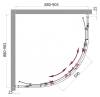 Душевой уголок BelBagno Sela R-2-90-C-Cr фото 2