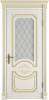 Межкомнатная дверь Владимирская Фабрика Дверей Milana Ivory PG стекло Art Cloud 800x2000