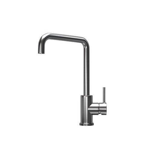 Смеситель для кухни Granula Kitchen Space KS-7110, СТАЛЬ САТИН