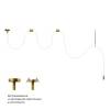 Потолочный светильник Loft IT Thread 10388B Brass фото 3