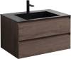 Мебель для ванной Vincea Luka 80 2 ящика, темный дуб фото 9