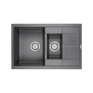 Кухонная мойка Paulmark Feste PM237850-DG графит