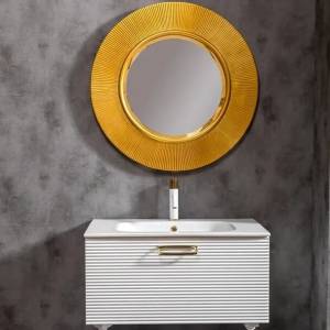 Мебель для ванной Armadi Art Vallessi Avangarde Linea 80, белая, с накладной раковиной