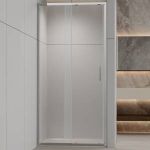 Душевая дверь в нишу Vincea Rapid-N VDS-3RN11/12CL профиль хром, стекло прозрачное, 120x195