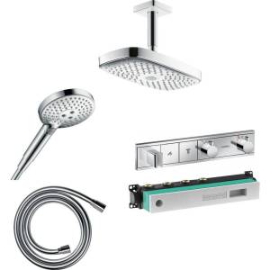 Душевой комплект Hansgrohe Raindance Select E 300 (2 jet) 27384400 + 26530400 + 28272000 + 15355000 + 15310180