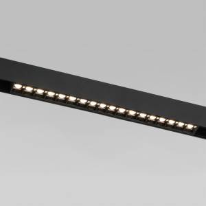 Трековый линейный светодиодный светильник Elektrostandard Slim Magnetic SL03 85006/01 18W 3000K черный