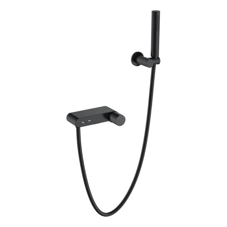 Смеситель для ванны Boheme Stick 123-BB Black Diamond Black