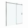Душевая дверь в нишу BelBagno SOFT_CLOSE-2-BF-1-180-C-GM профиль оружейная сталь, стекло прозрачное, 180x200
