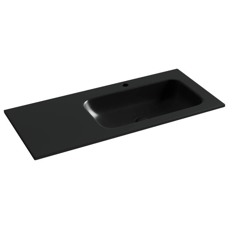 Раковина Ceramica Nova Grace CN7015MB черный матовый, 101x45.7