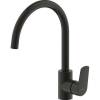 Смеситель для кухни Bravat Rhein F7429564BW-ENG черный матовый