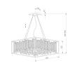 Люстра подвесная хрустальная Bogates Cella 312/9 Strotskis Smart фото 8