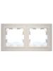 Рамка 2-постовая IEK Brite BR-M22-44-K36 жемчуг фото 2