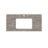 Столешница Kerama Marazzi Plaza PL3.VT280\100 для раковин, встраиваемых снизу Парнас пепельный лаппатированный