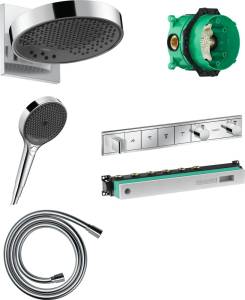 Душевой комплект Hansgrohe Rainfinity 250 (3 jet) 26232000 + 26864000 + 28272000 + 15357000 + 15312180