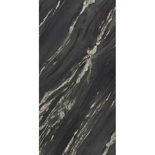 Керамогранит Ariostea Ultra Marmi UM6SK157674 Tropical Black Levigato Silk 6 mm 75x150