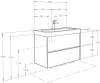 Мебель для ванной AQUATON Сканди 90 дуб рустикальный фото 8