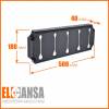 Вешалка Elghansa Hermitage HRM-670-Black/Chrome на 5 крючков, черный-хром фото 6