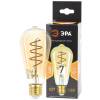 Лампа светодиодная филаментная ЭРА E27 7W 2400K прозрачная F-LED ST64-7W-824-E27 spiral gold Б0047665 фото 2