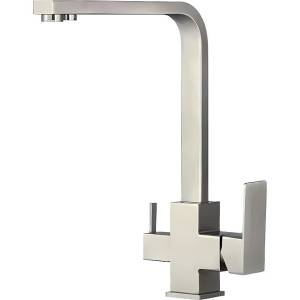 Смеситель для кухни Haiba HB76803-2 сталь