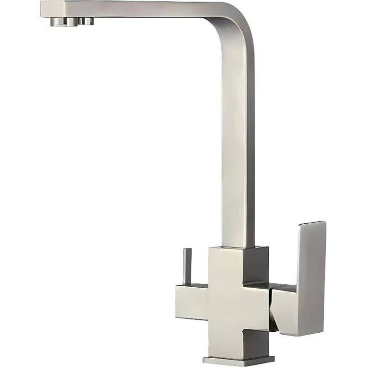 Смеситель для кухни Haiba HB76803-2 сталь